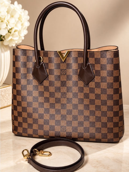 Louis Vuitton Handbags - Louis Vuitton Kensington Damier Ebene Tote